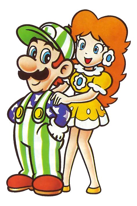 luigi & daisy|is luigi and mario brothers.